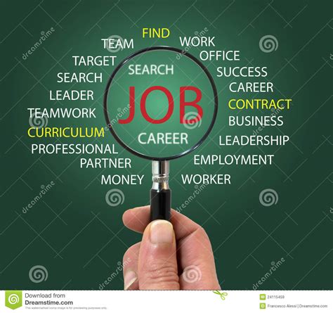 Find a job stock image. Image of find, word, work ...