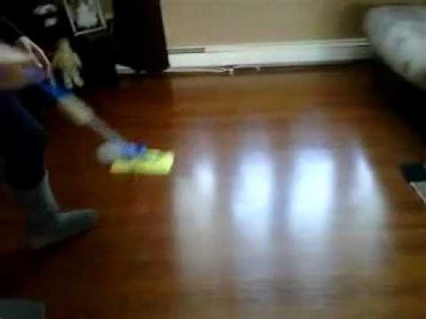 We have high traffic on my hardwood floors. How to Clean Laminate Flooring, Remove streak/smear marks ...