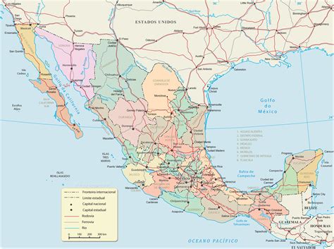 25 Fresco Mapa Geografico Mexico