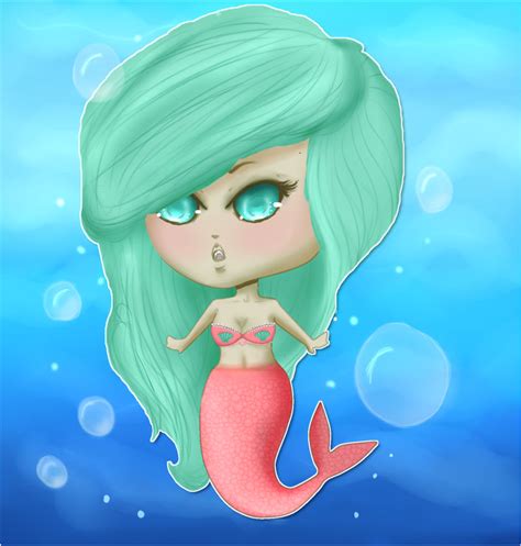 Mermaid Chibi For Angellatheartist By Seyea On Deviantart