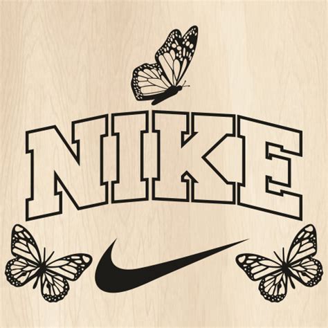 Nike Outline Butterfly Svg Download Nike Outline Butterfly Vector File