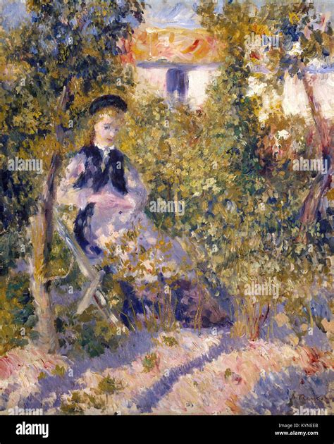 In Garden Pierre Auguste Renoir Hi Res Stock Photography And Images Alamy