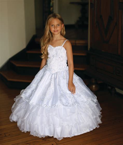 Spanish First Communion Dress With Our Lady Of Guadalupe