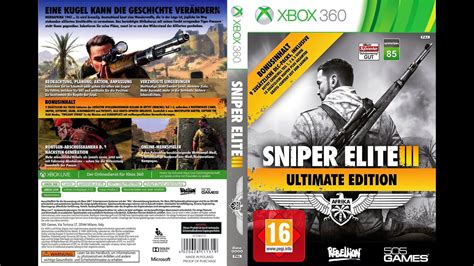 Unboxing Sniper Elite 3 Ultimate Edition Pt Br Xbox 360 Youtube
