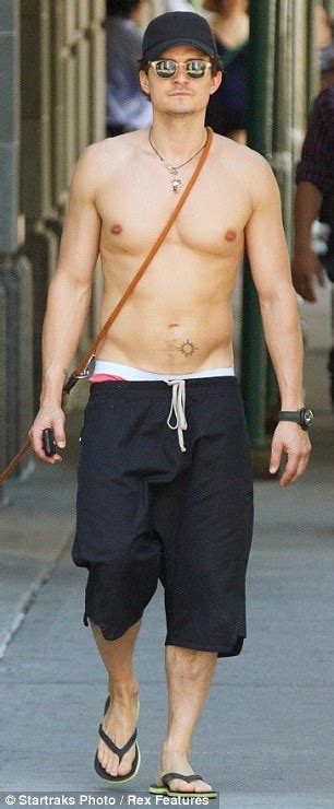 Orlando Bloom Raises Temperatures As He Goes Shirtless For