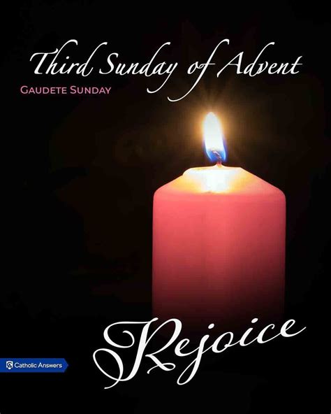 Gaudete Sunday Third Sunday Of Advent Advent Prayers Christmas Advent