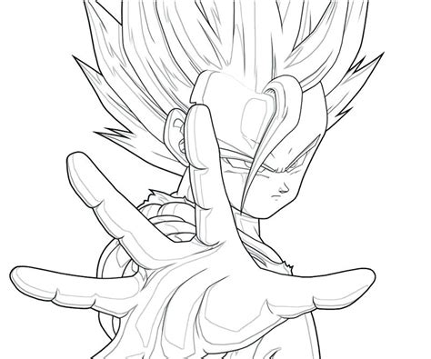 To the delight of fans of son goku it was now possible to follow the fabulous adventures he lived with the son he had with chichi. Super Saiyan Coloring Pages at GetDrawings | Free download