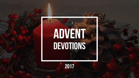 Advent Devotions Saint Matthew Lutheran Church