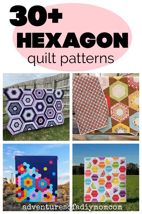 30 Hexagon Quilt Patterns To Make Adventures Of A Diy Mom