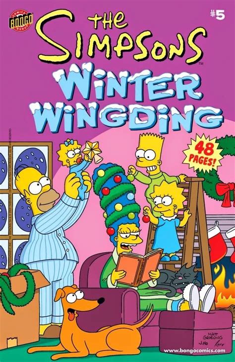 The Simpsons Winter Wingding 5 Cartoon Christmas Tree Christmas Cover