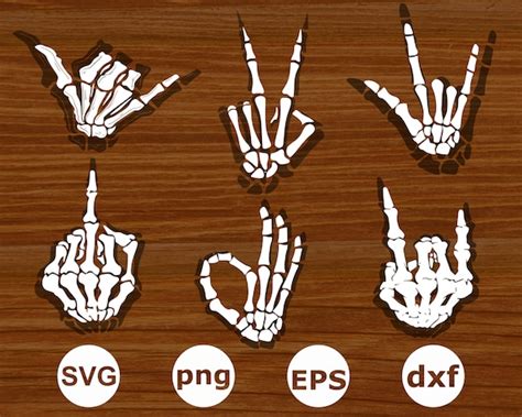 Skeleton Hands Svg Skeleton Middle Finger Skeleton Hands Etsy