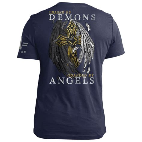 Chased By Demons Guarded By Angels 1 Nation Design