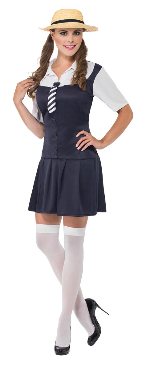 School Girl Costume Dark Blue