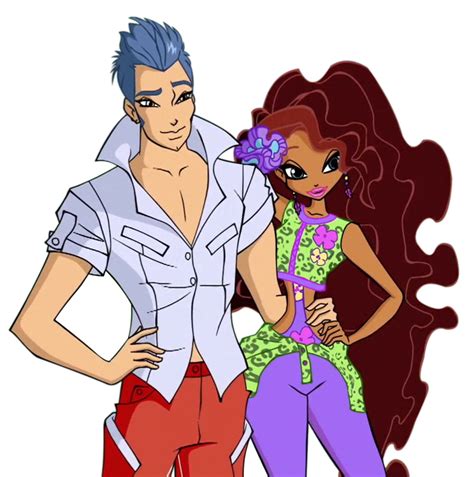 Winx Club Aisha And Nex Side By Side S7 Png By Azure Suzume On