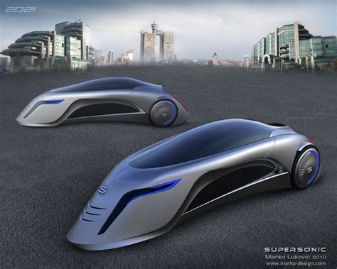 Supersonic Futuristic Car By Marko Lukovic Tuvie Design