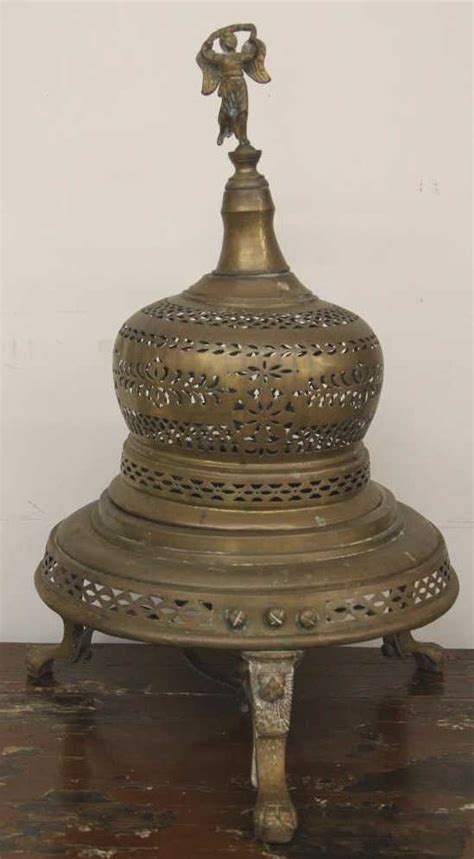 Antique Turkish Brass Coal Stove