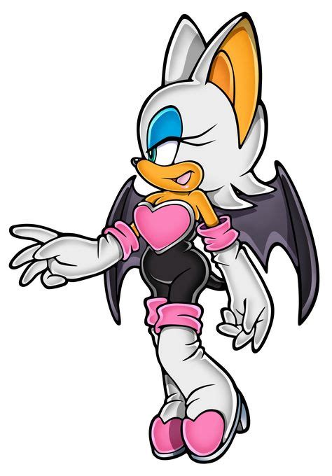 Rouge The Bat Gallery Official Art Rouge The Bat Sa2b Signature Sonic Adventure