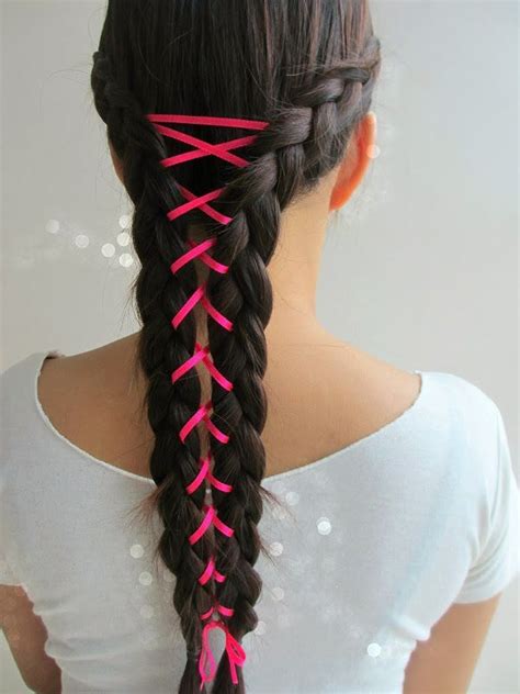 Real Asian Beauty Corset Braid Hair Tutorial This Would Be Great Fest