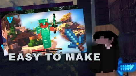 How To Make Minecraft Thumbnails Easy To Make Minecraft Youtube