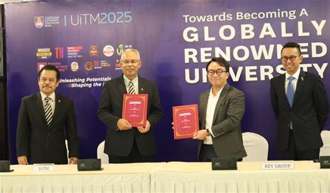 To establish uitm as a globally renowned university of science, technology, humanities and entrepreneurship. MOU - UITM X REV MEDIA GROUP (Bahasa) - Rev Media