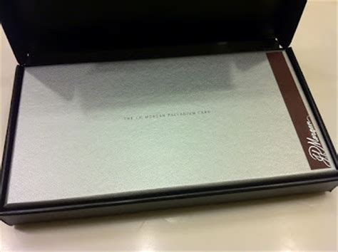 Maybe you would like to learn more about one of these? Relentless Financial Improvement: J.P. Morgan Chase Palladium Card Review