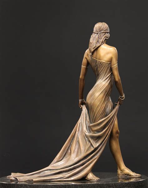 Lady Of Shalott Bronze Sculpture By Benjamin Victor Limited Edition Bronze 13 Life Size