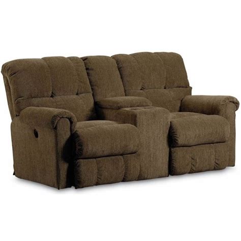 Lane Furniture Griffin Double Reclining Console Loveseat In Walnut