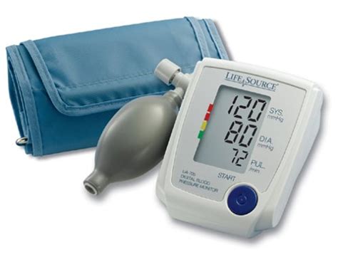 Lifesource Advanced Manual Inflate Upper Arm Blood Pressure Monitor Ua