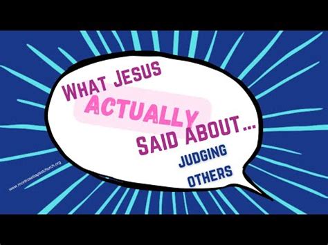 Matthew What Jesus Actually Said About Judging Others