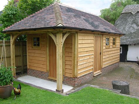 All types of shed plans, jungle gym plans, swing set plans, custom made professional quality wood plans. Small buildings and garden rooms - Brookwood Oak Barns