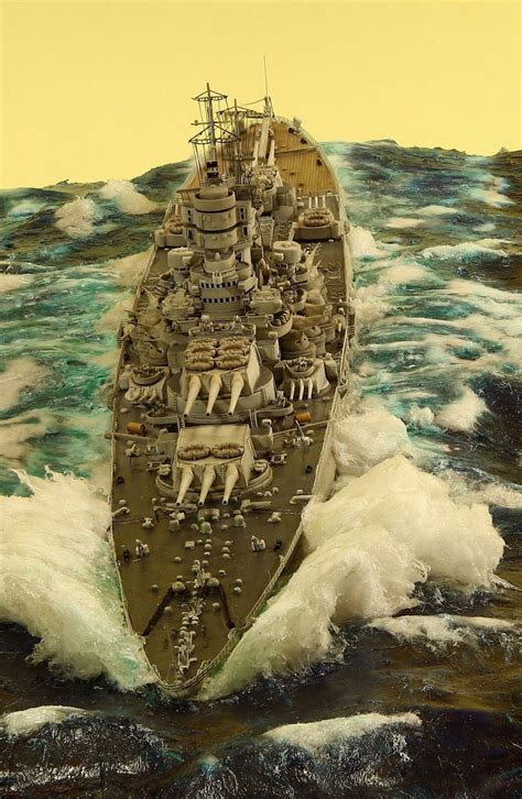 Italian Battleship Roma Diorama Warship Model Model Warships
