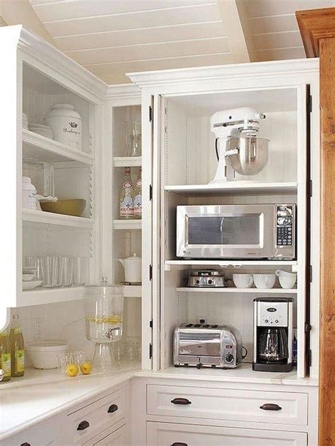 Countertop cabinet to hide kitchen appliances that are often used. MUST