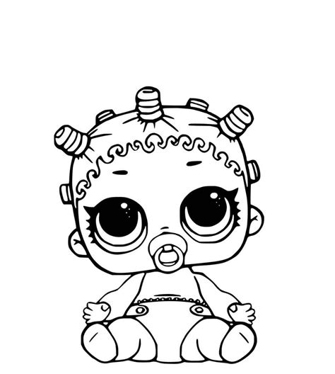 Lol Dolls Coloring Pages Best Coloring Pages For Kids Baby Coloring
