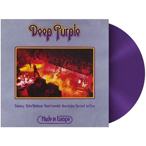 Deep Purple Made In Europe Purple Vinyl Lp