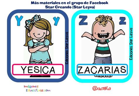 Abecedario Nombres 15 Imagenes Educativas