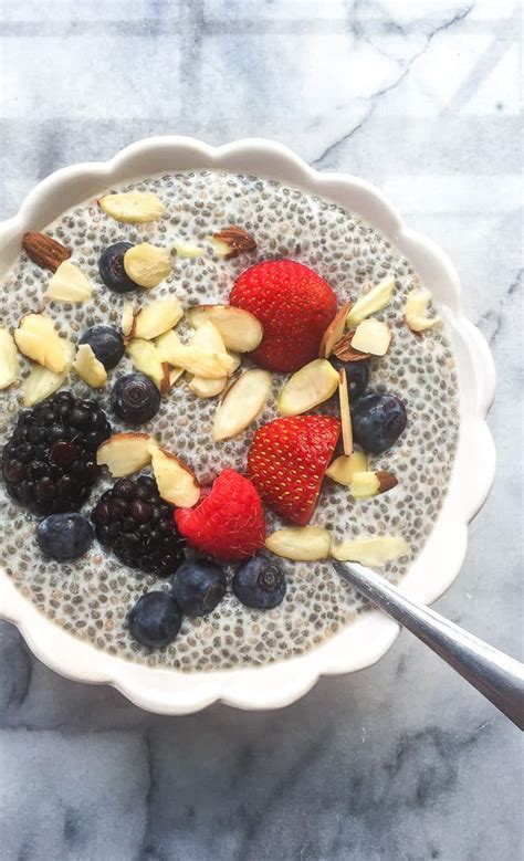 Basic Chia Pudding Recipe Clean Eating Breakfast