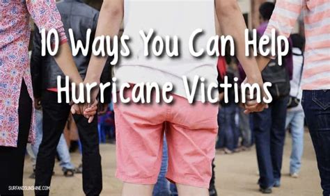 10 Ways You Can Help Hurricane Victims Right Now