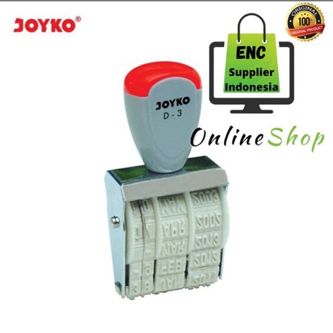 Jual Joyko 1 Buah Stempel Tanggal D 3 Joyko Date Stamp D3 D 3 Per Pcs