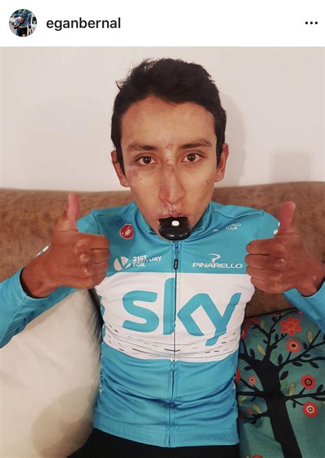 In 2019 he won the tour de france, becoming th. Egan Bernal finally gets new teeth, back to training ...