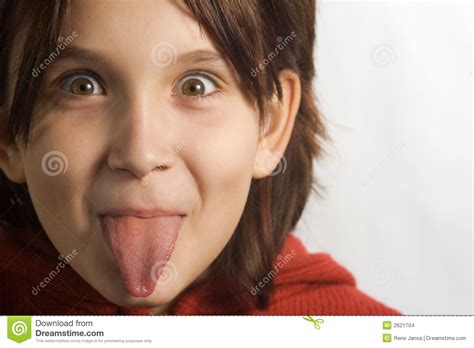 Girl Sticking Her Tongue Out Stock Images Image 2621704