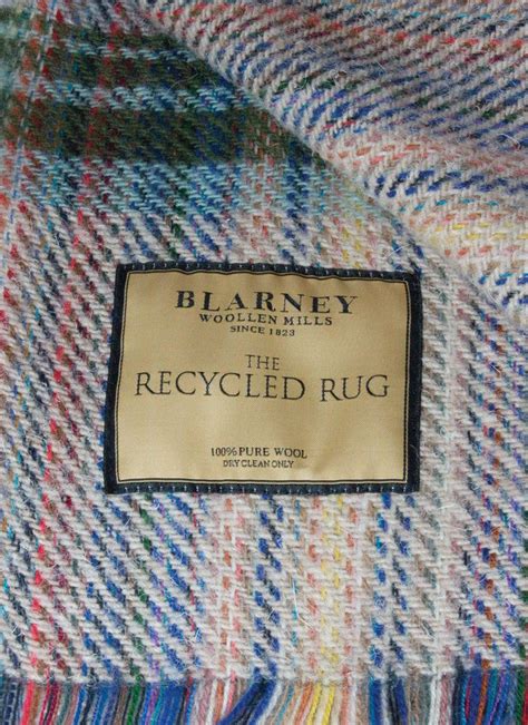 Recycled Wool Throws Set Of Two Blarney