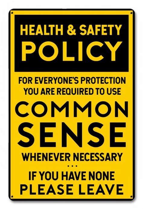 Common Sense Policy Metal Sign Pin Ups For Vets Store