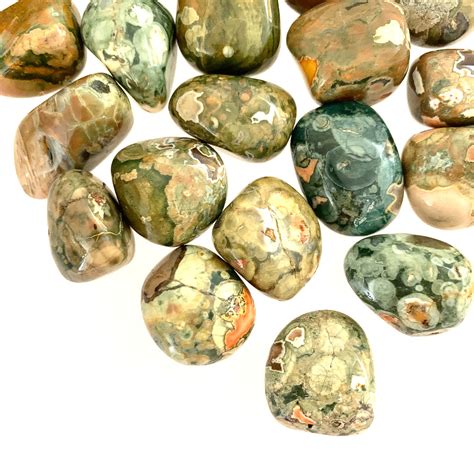 Rhyolite Tumbled Stones Peace Love Crystals