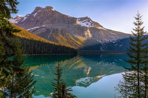 Emerald Lake Banff Canada Print Mountains Lake Photograph Canada