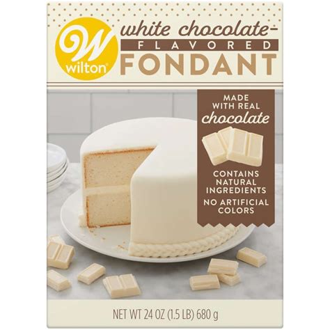 Wilton White Chocolate Fondant 680g Cake Decorating Supplies Who