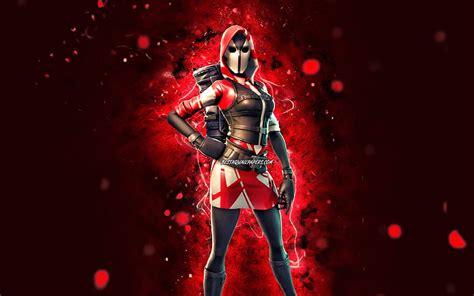 The Ace Red Neon Lights Fortnite Battle Royale Fortnite Characters
