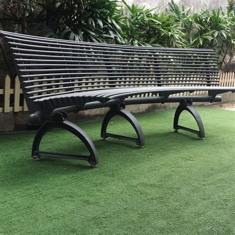 Gavin Street And Park Furniture Outdoor Metal Garden Seating Curved Benches Buy Outdoor Curved