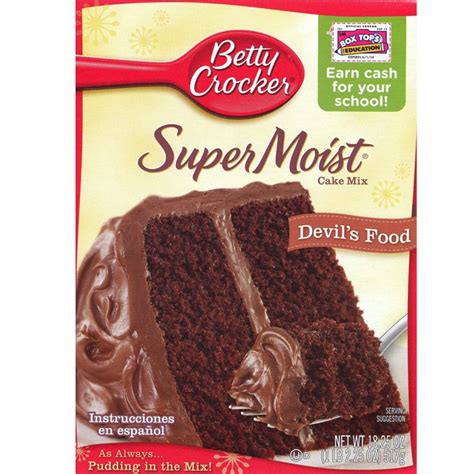 Betty crocker cake mix | betty crocker super moist golden va. Betty Crocker Super Moist Cake Mix - Devil's Food reviews ...