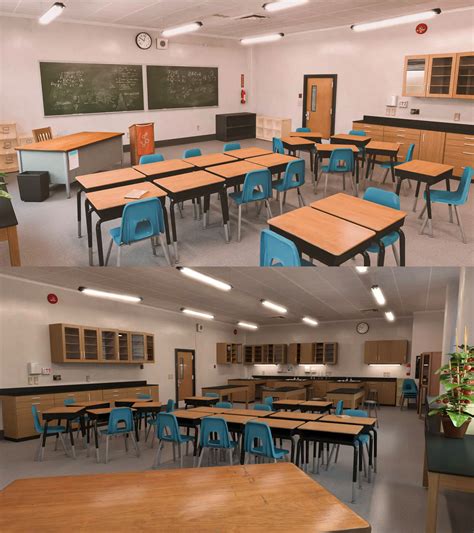 87 inspired for 3d model classroom free mockup