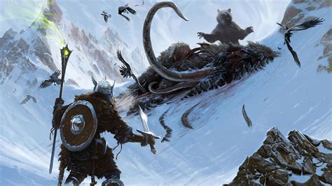 🥇 Elder Scrolls The V Skyrim Concept Art Wallpaper 88982
